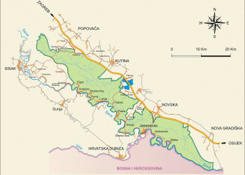 Карта природного парка, Хорватия – фотографии Хорватии