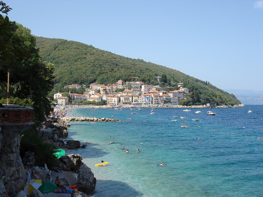 Море в Мощеничка-Драга, Хорватия. Фото 3 – фотографии Хорватии