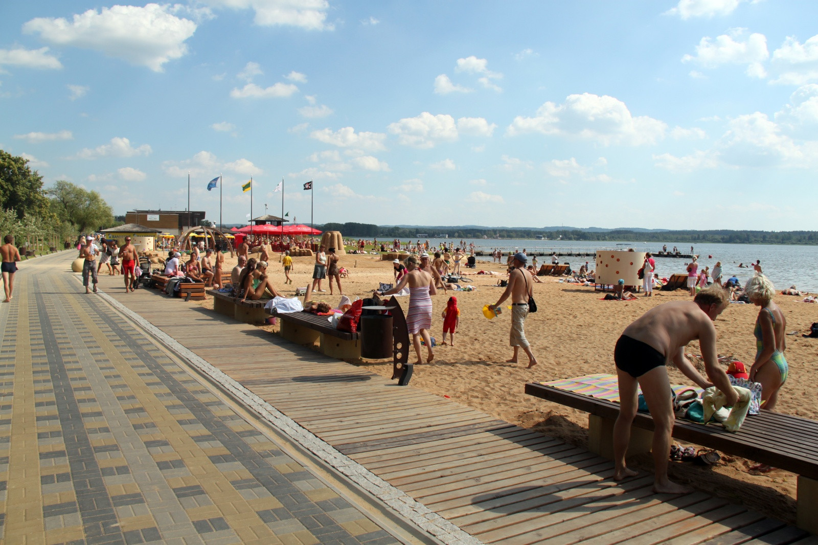 Пляж в Выру – фотографии Эстонии