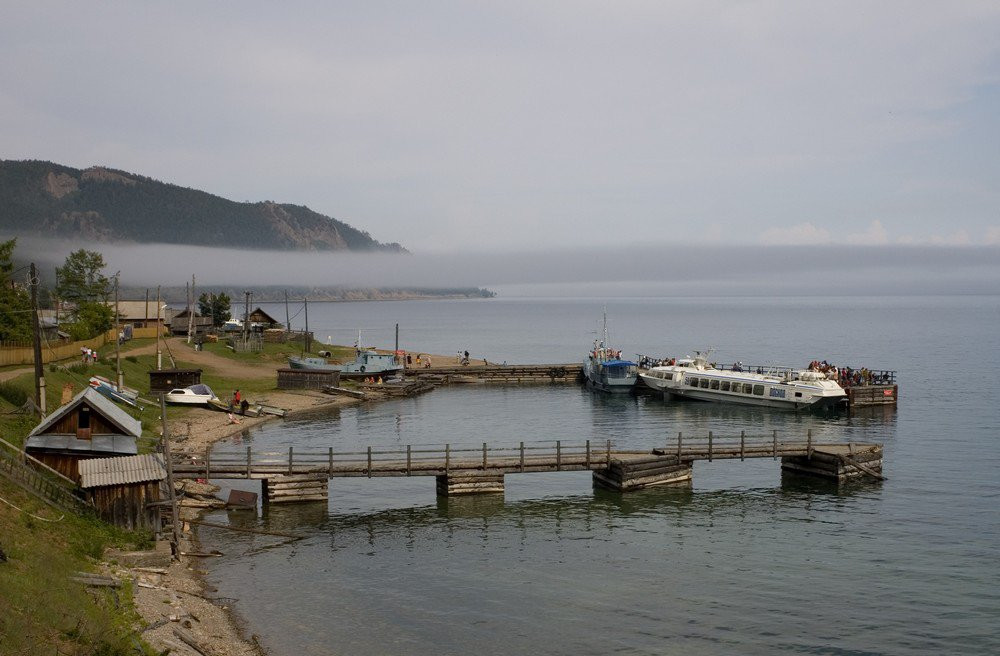 Причал в Больших Котах, Россия – фотографии России