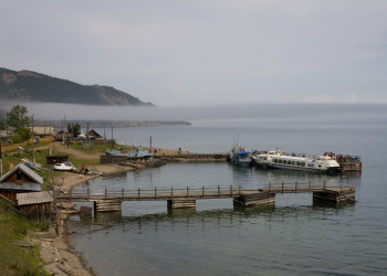 Причал в Больших Котах, Россия – фотографии России