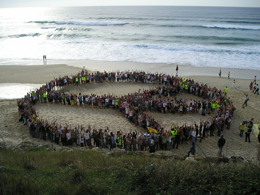 Праздник на пляже в Бикарроссе, Франция – фотографии Франции