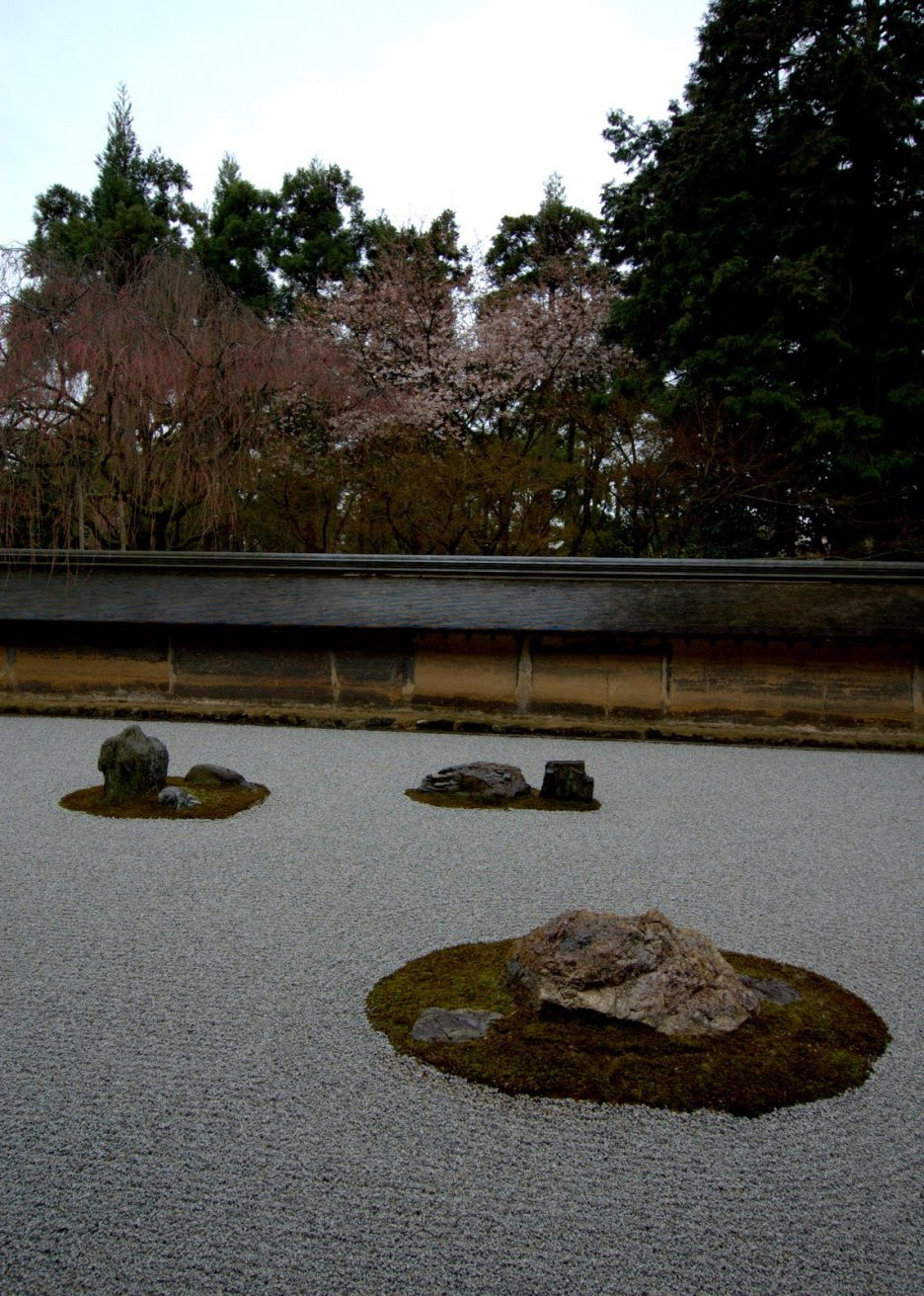Rock Garden at Ryoanji Temple – фотографии Японии