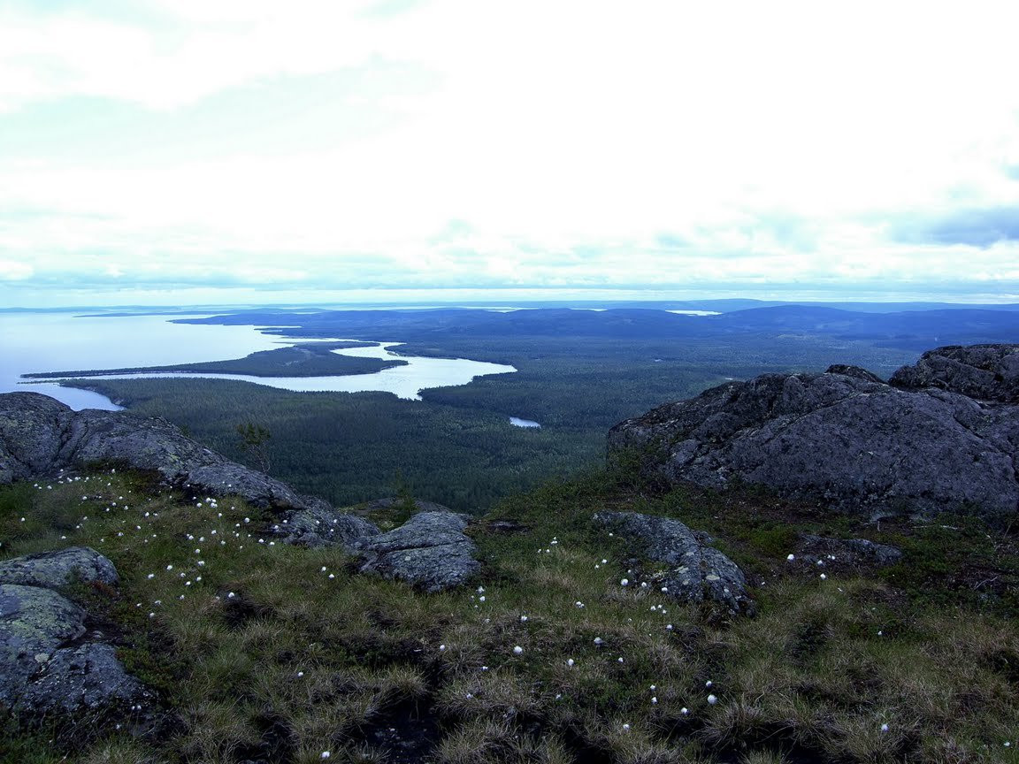 Панорамный вид Паанаярви, Россия – фотографии России