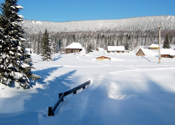 Деревня в Шерегеш, Россия. Фото 2 – фотографии России