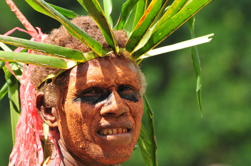 Самый настоящие соломоновский абориген – фотографии Соломоновых Островов
