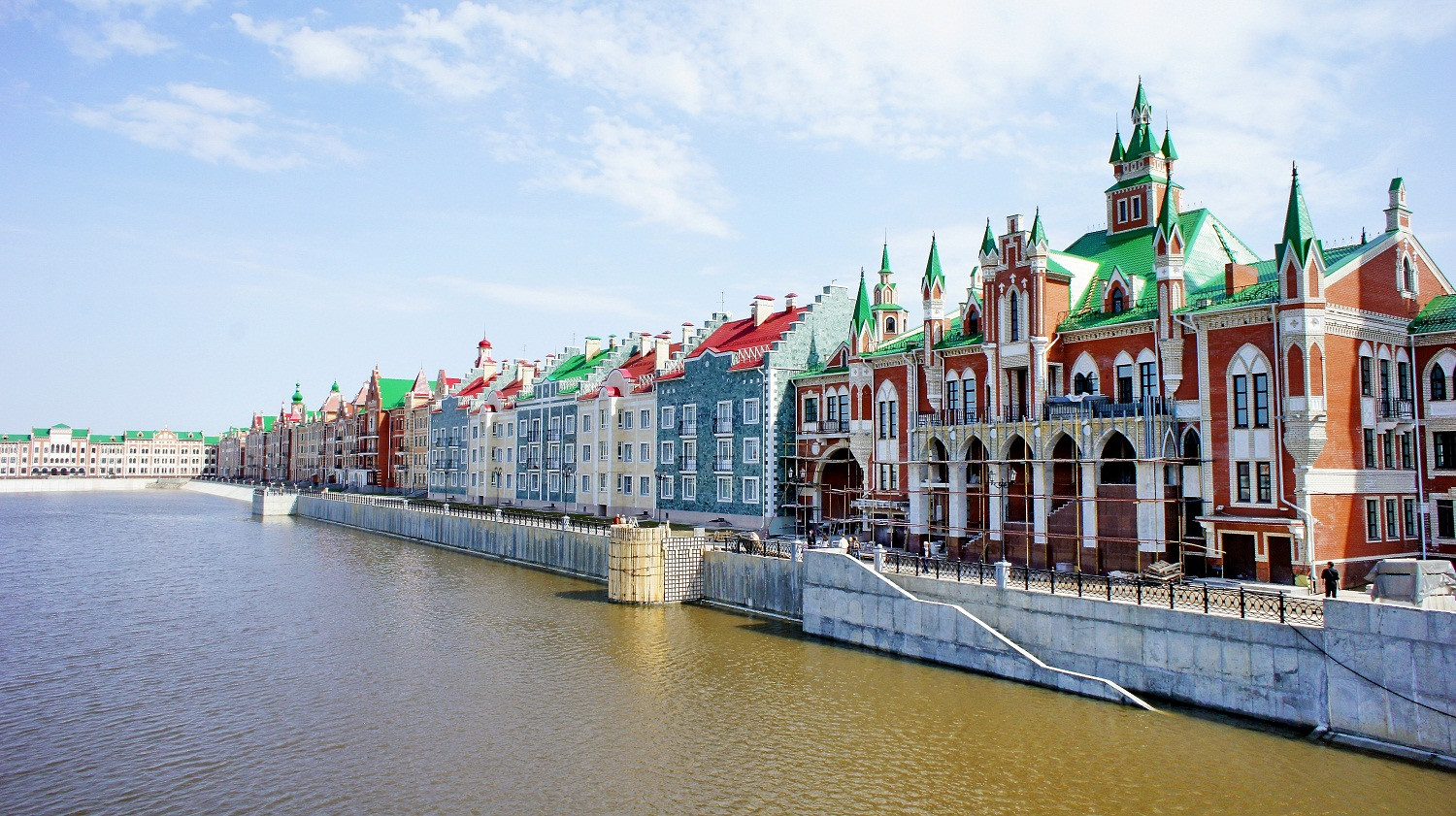 Набережная Брюгге в Йошкар-Оле, Марий Эл. Фото 2 – фотографии России