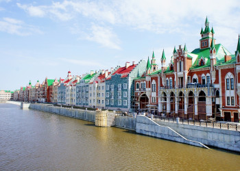 Набережная Брюгге в Йошкар-Оле, Марий Эл. Фото 2 – фотографии России