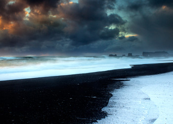 Вулканические пляжи Исландии – фотографии Исландии