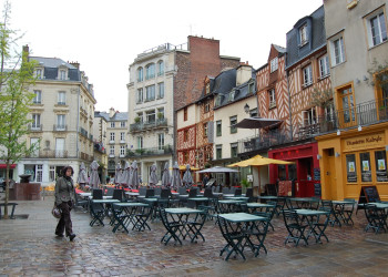 Кафе в Ренне, Франция. Фото 2 – фотографии Франции