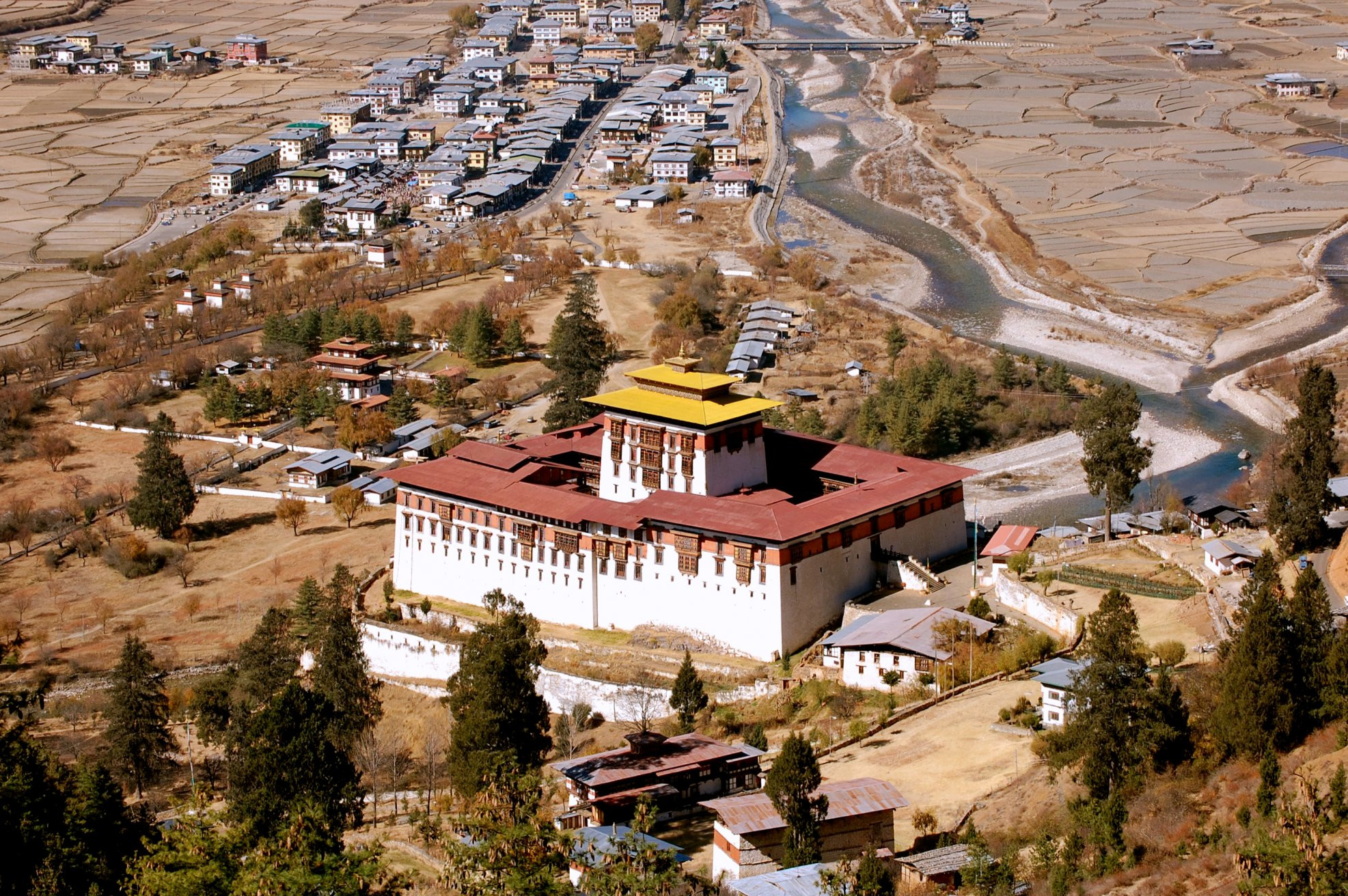 Ринпунг-дзонг (Rinpung Dzong) – фотографии Бутана