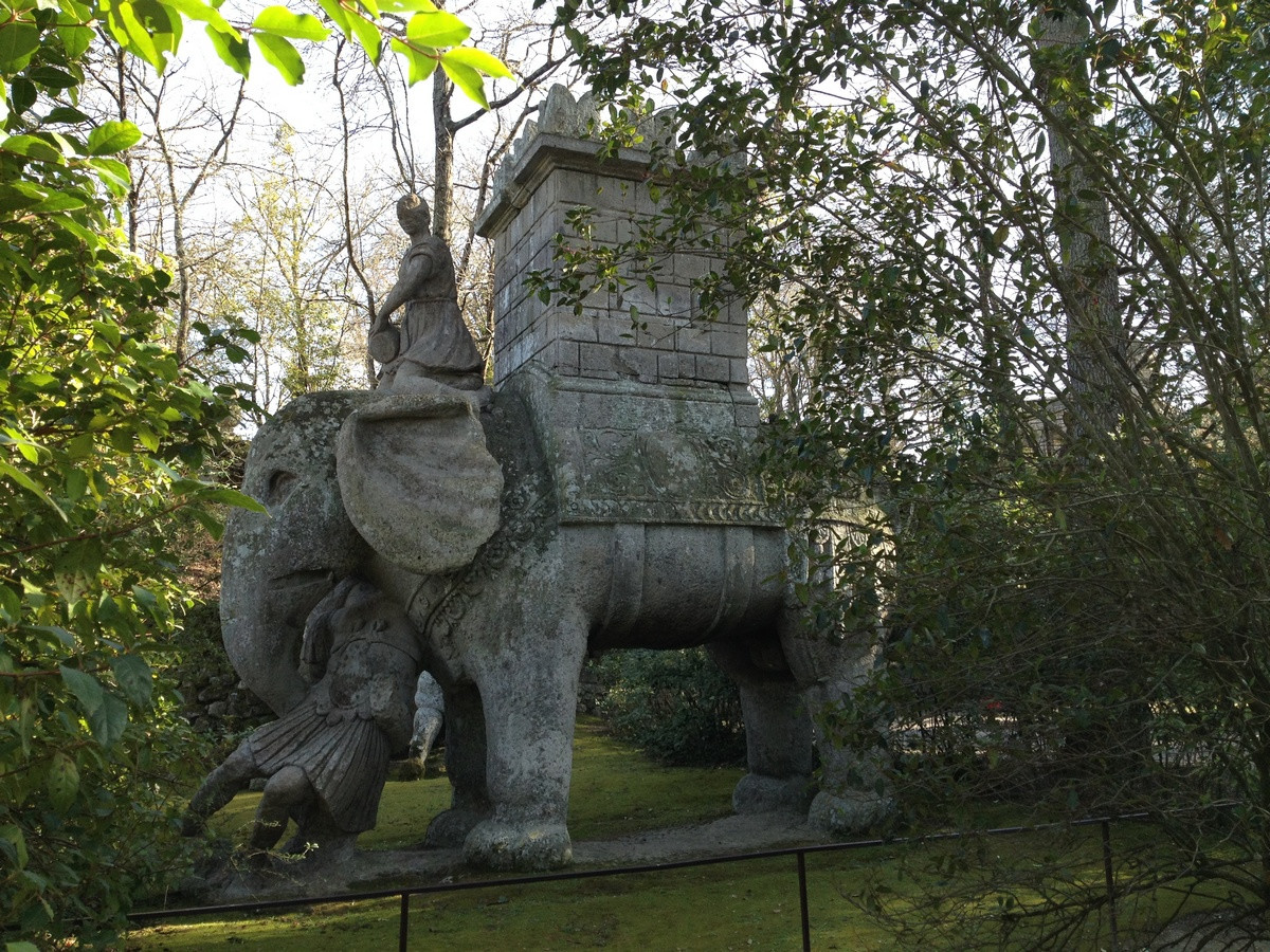 Необычные Сады Бомарцо (Gardens of Bomarzo), Витербо, Италия – фотографии Италии