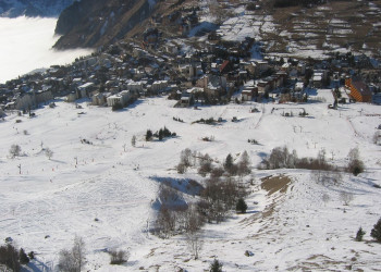 Панорамный вид в Ле-Дез-Альп, Франция. Фото 2 – фотографии Франции