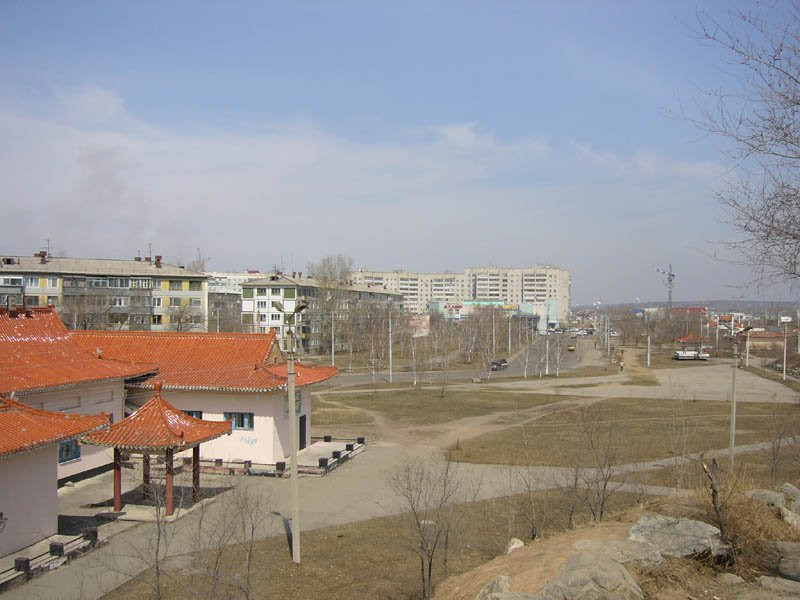 Улица в Благовещенске, Россия – фотографии России