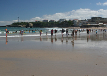 Пляж в Биаррице, Франция. Фото 8 – фотографии Франции