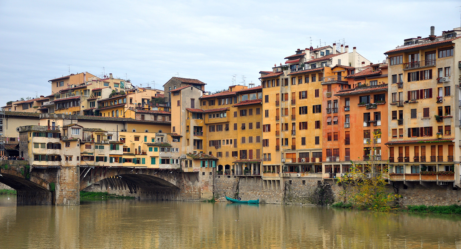 Мост Понте-Веккьо (Ponte Vecchio), Флоренция, Италия. Фото 1 – фотографии Италии
