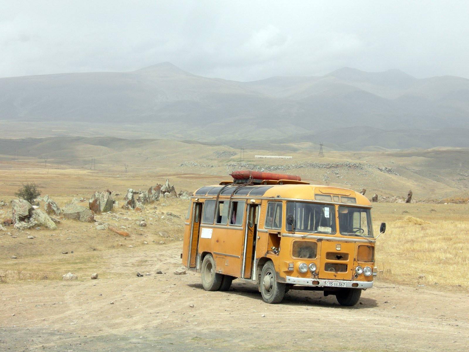 Автобус в Сисиан, Армения – фотографии Армении