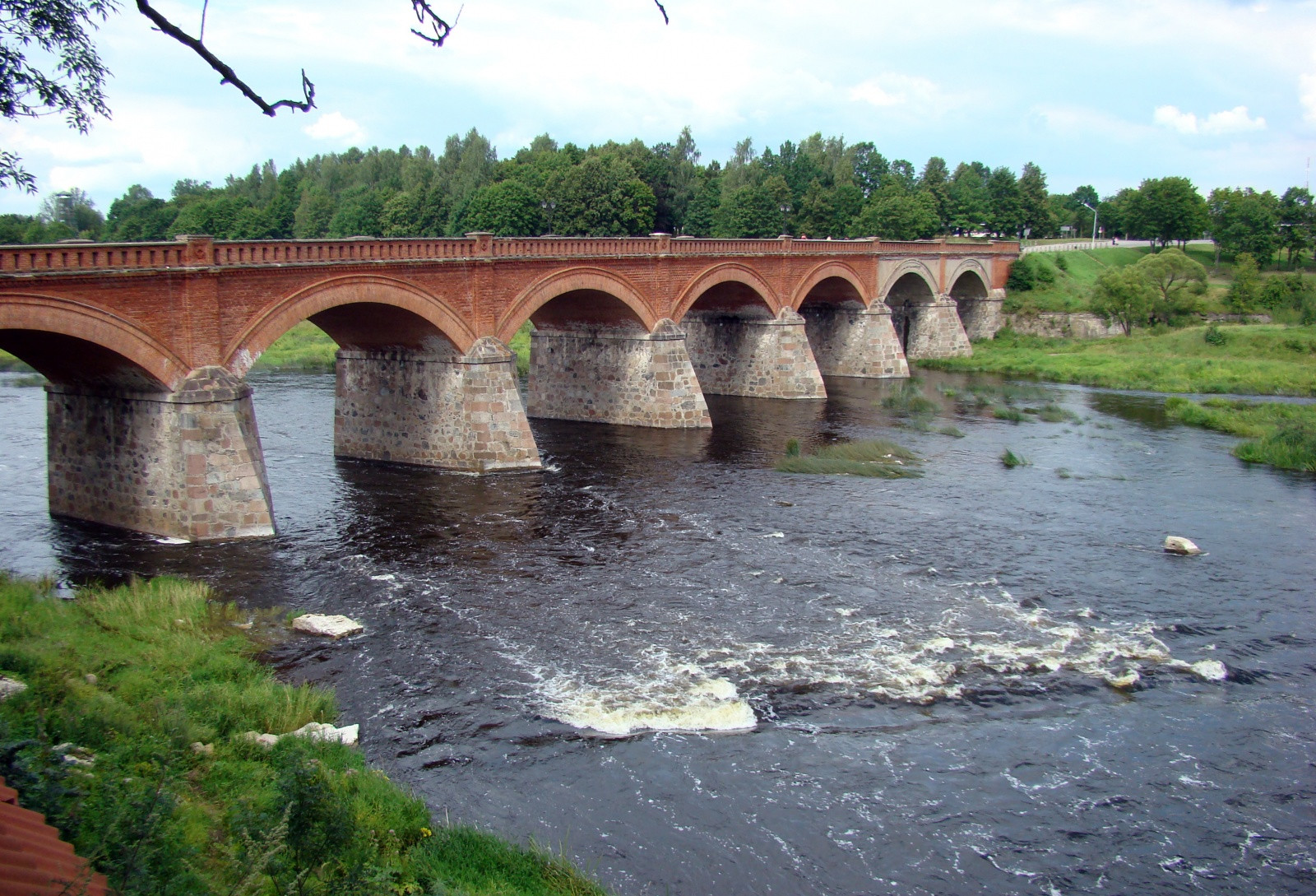 Мост возле Кулдиги – фотографии Латвии