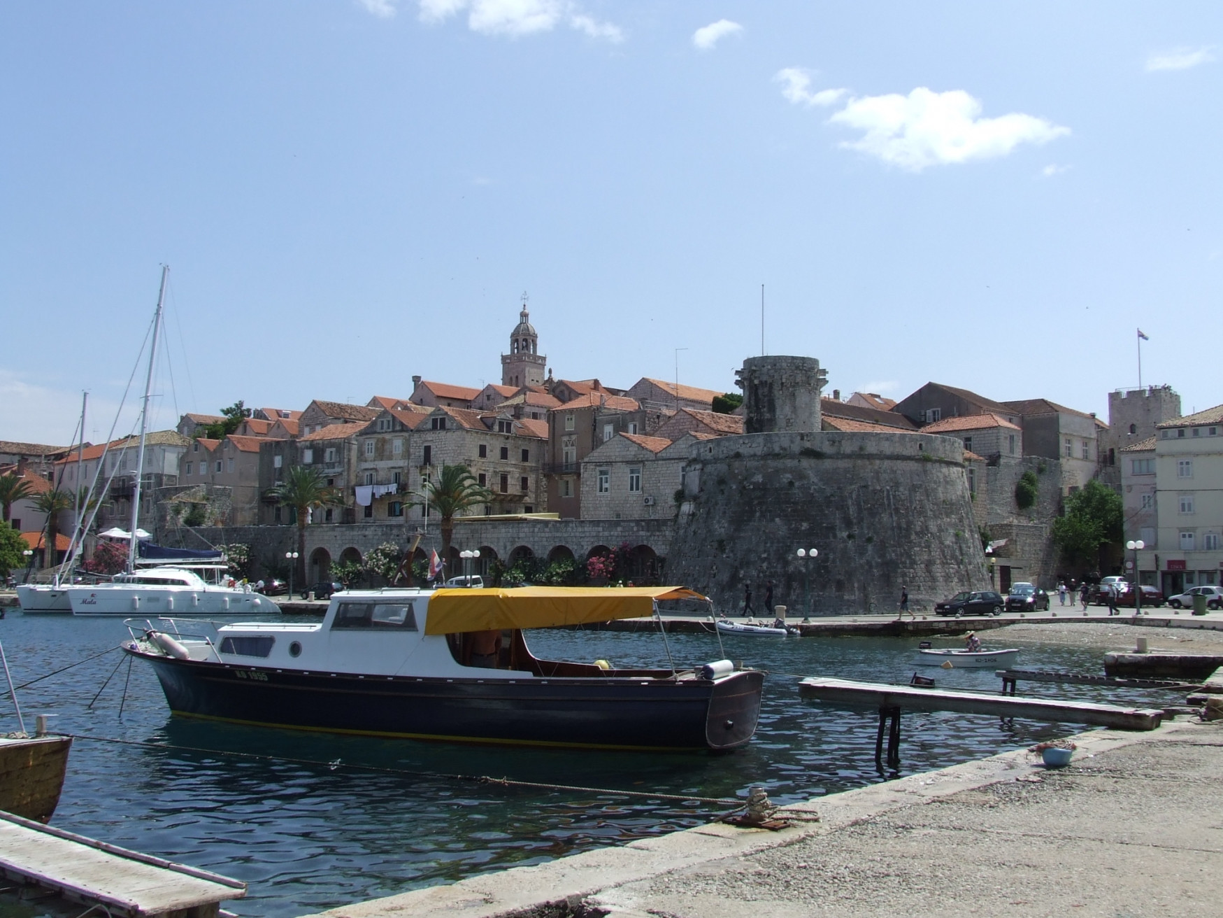 Причал в Корчула, Хорватия. Фото 1 – фотографии Хорватии