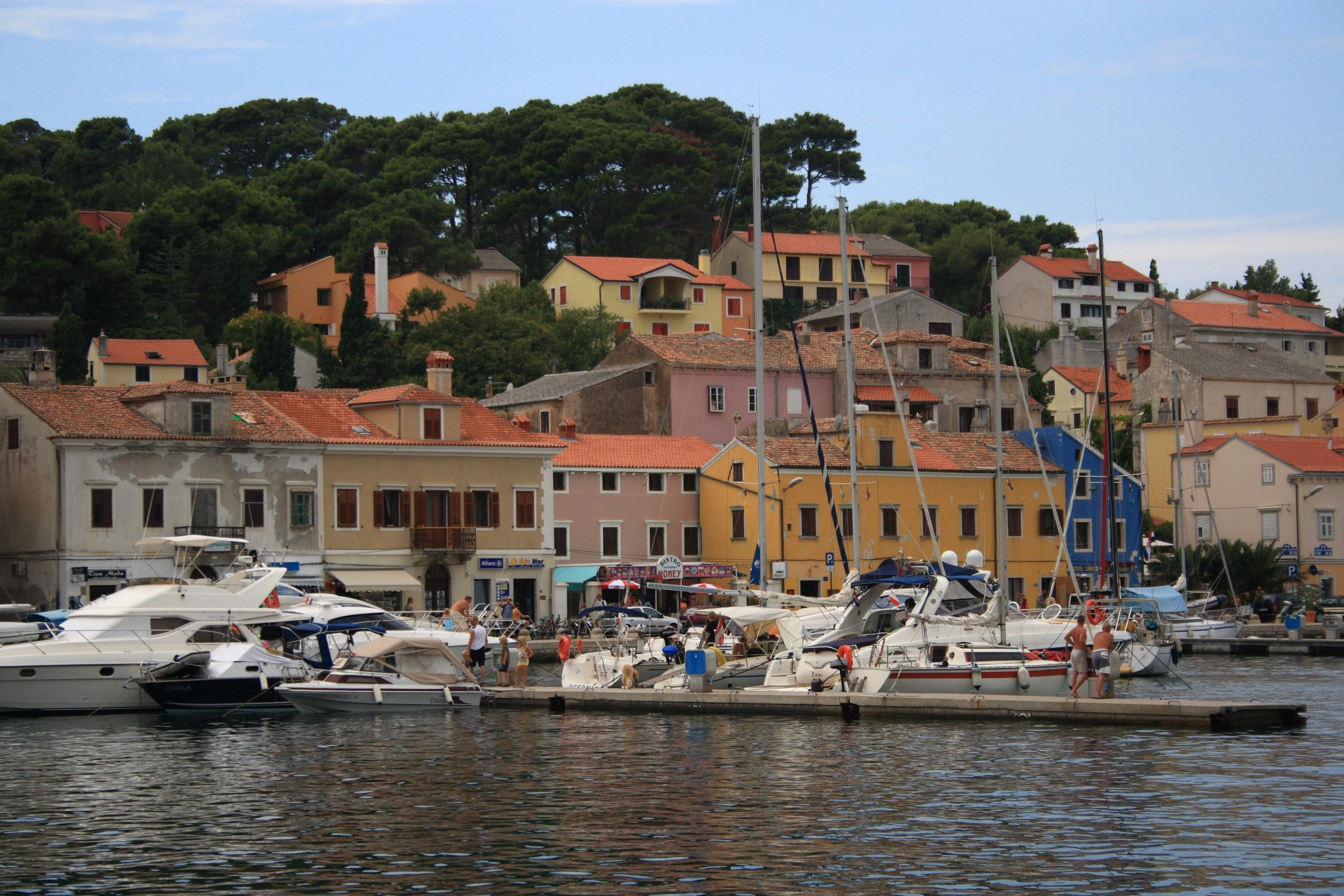 Причал в Мали-Лошинь, Хорватия – фотографии Хорватии