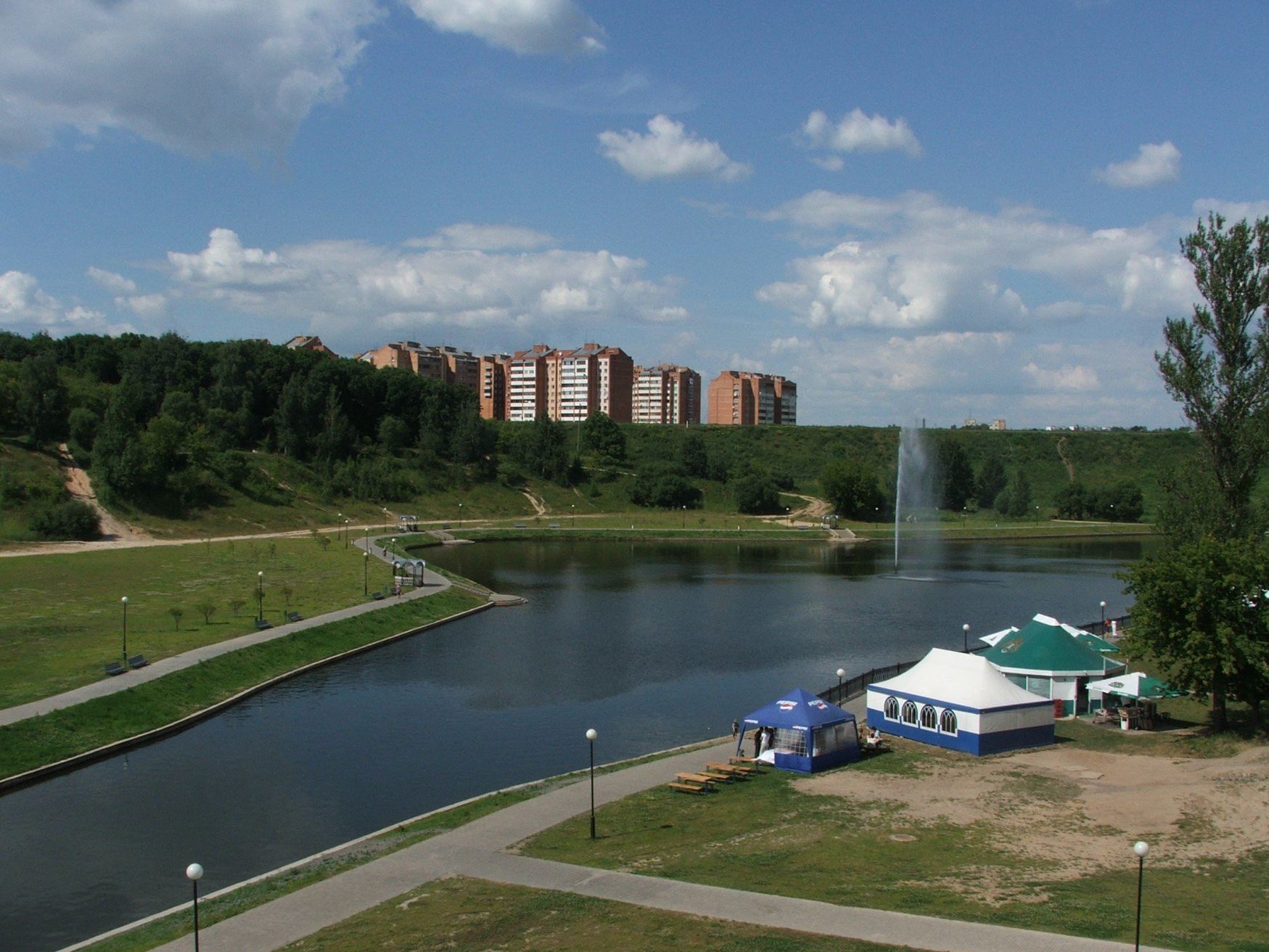 Набережная в Могилёве, Беларусь – фотографии Беларуси