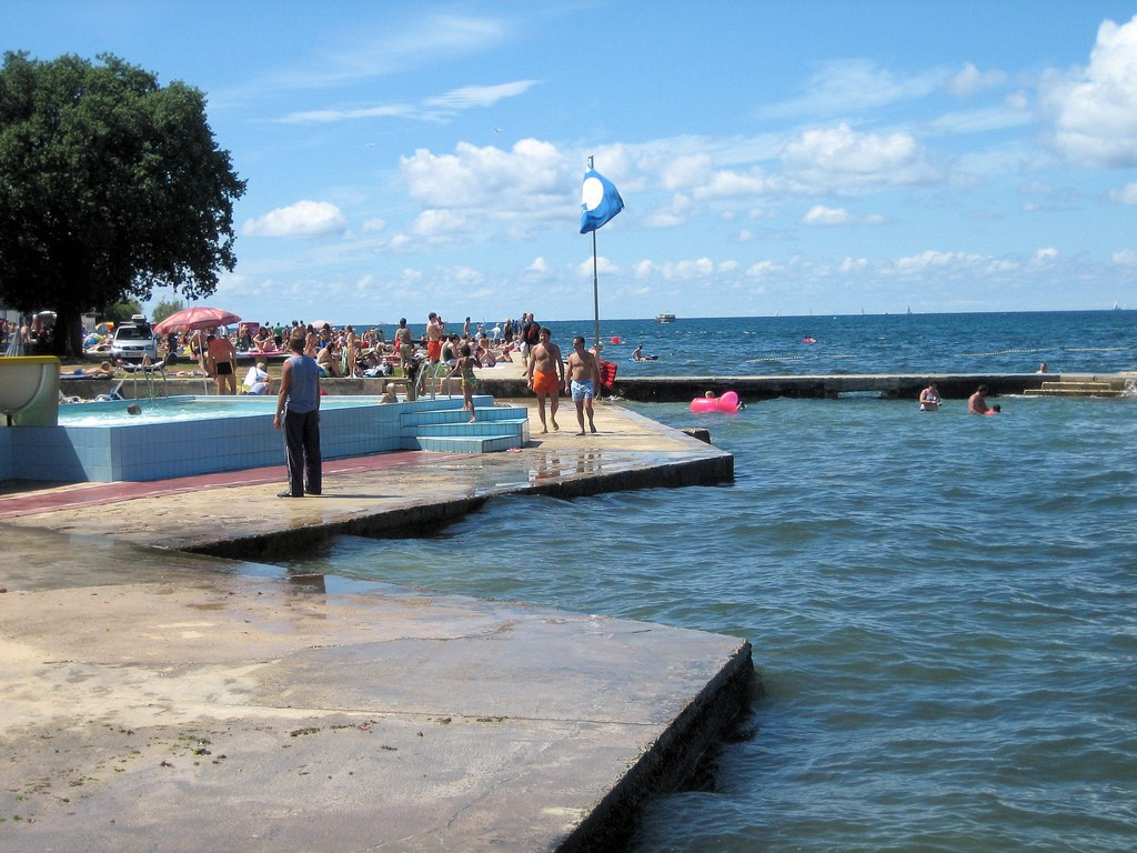 Пляж в Пореч, Хорватия. Фото 1 – фотографии Хорватии