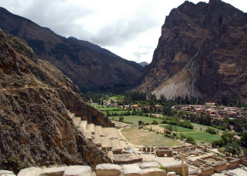 Панорама руин Ольянтайтамбо – фотографии Перу