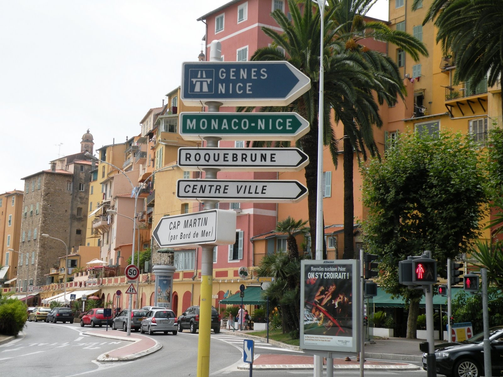 Улица в Ментоне, Франция. Фото 1 – фотографии Франции