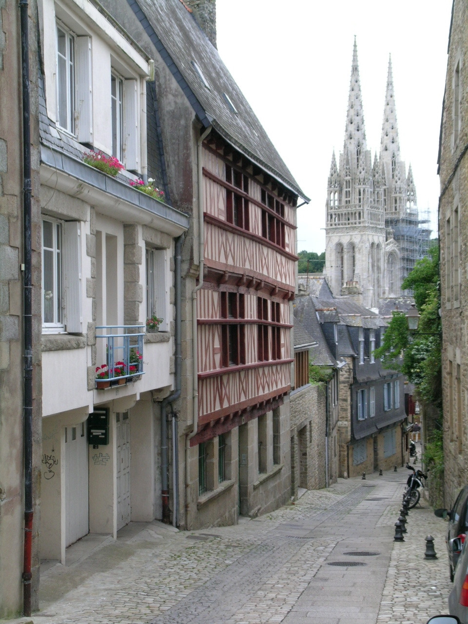 Дома в Кемпере, Франция – фотографии Франции