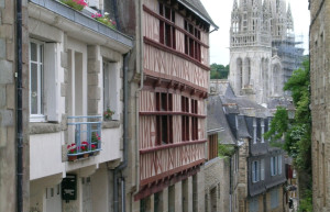 Дома в Кемпере, Франция – фотографии Франции