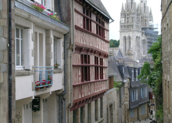 Дома в Кемпере, Франция – фотографии Франции