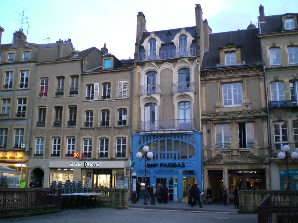 Дома в Мец, Франция – фотографии Франции