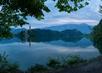 Красивое словенское озеро Блед – фотографии Словении