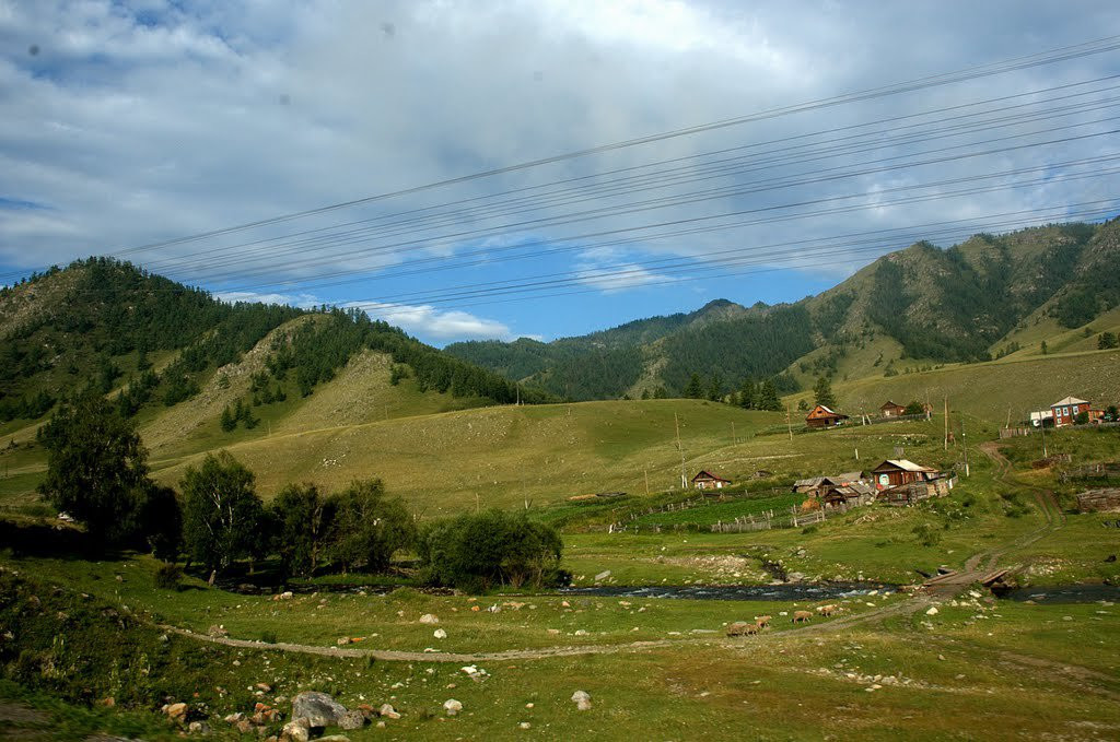 Деревня в Алтае, Россия – фотографии России