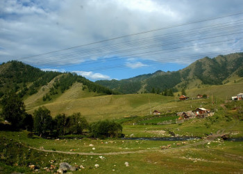 Деревня в Алтае, Россия – фотографии России