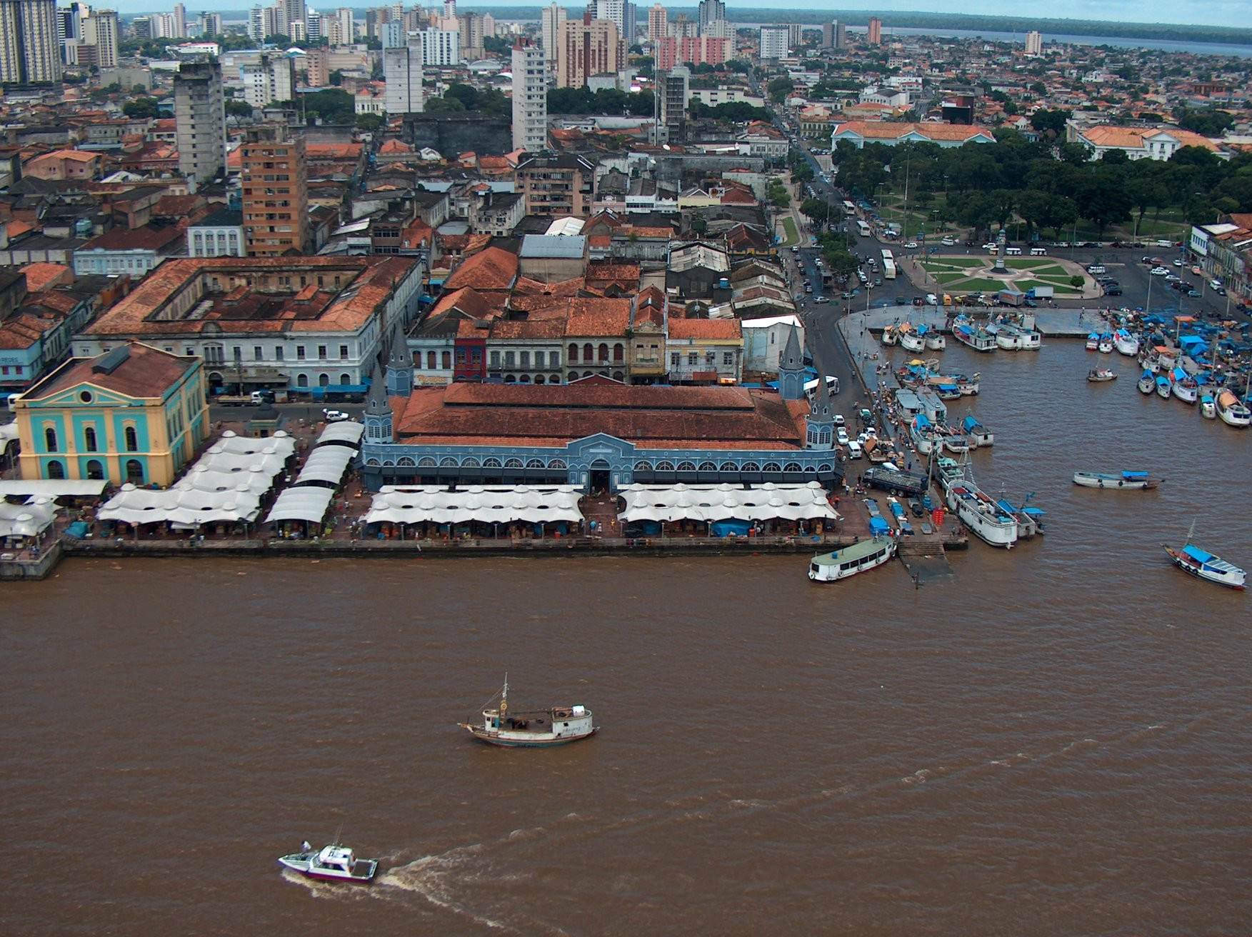 Панорамный вид Белена, Бразилия – фотографии Бразилии