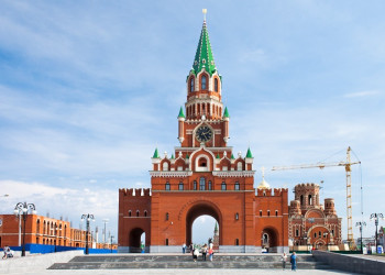 Благовещенская башня в городе Йошкар-Ола. Фото 5 – фотографии России