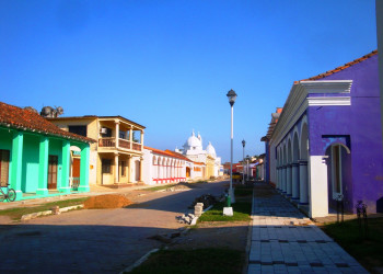 Улица в Тлакотальпане, Мексика – фотографии Мексики