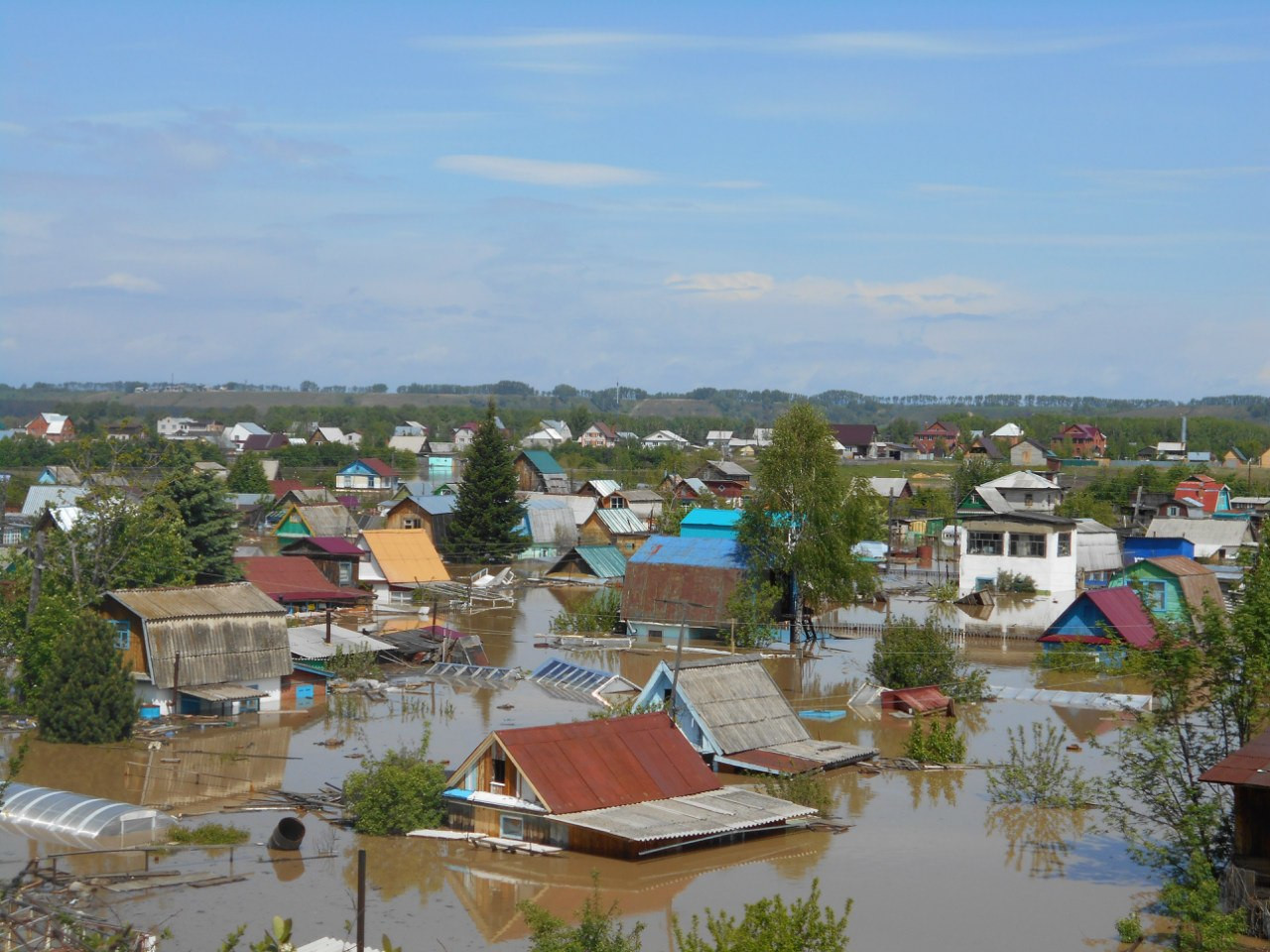 Паводок в Бийске в 2014 году – фотографии России