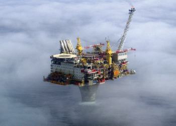 Нефтяная платформа Draugen в Норвежском море – фотографии Норвегии