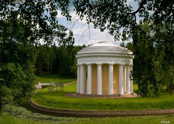 Ротонда в Павловске, Россия. Фото 1 – фотографии России