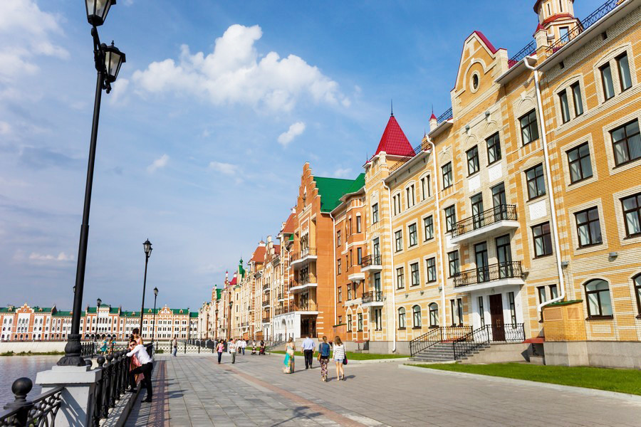 Набережная Брюгге в городе Йошкар-Ола. Фото 8 – фотографии России