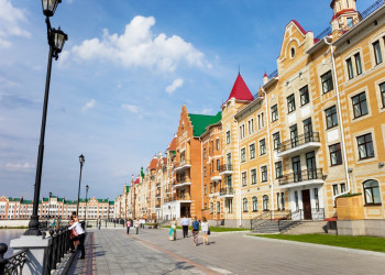 Набережная Брюгге в городе Йошкар-Ола. Фото 8 – фотографии России