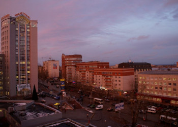 Панорамный вид Сыктывкара, Россия – фотографии России