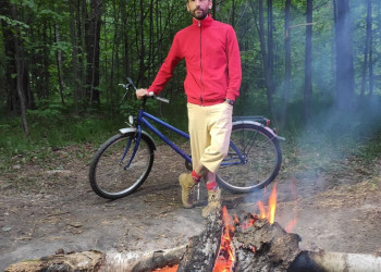 У костра – фотографии