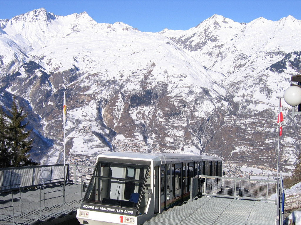 Подьёмник в Лез-Арк, Франция. Фото 3 – фотографии Франции