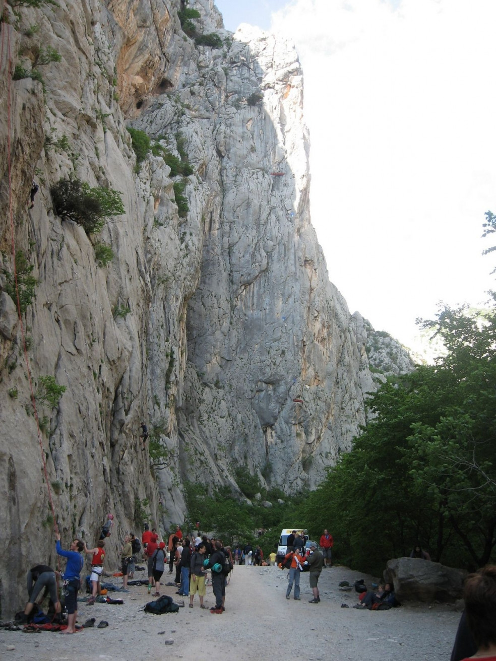 Альпинисты в Пакленица, Хорватия. Фото 1 – фотографии Хорватии