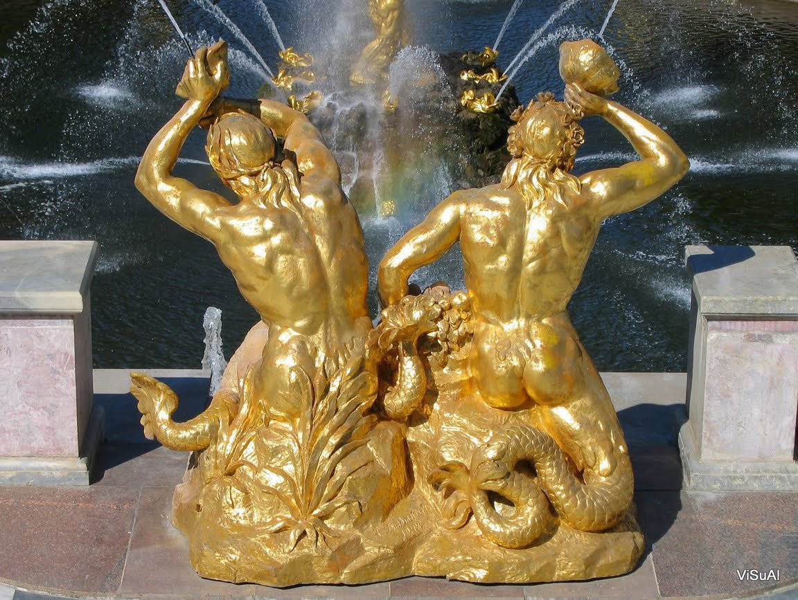 Фонтан в Петергофе, Россия. Фото 13 – фотографии России