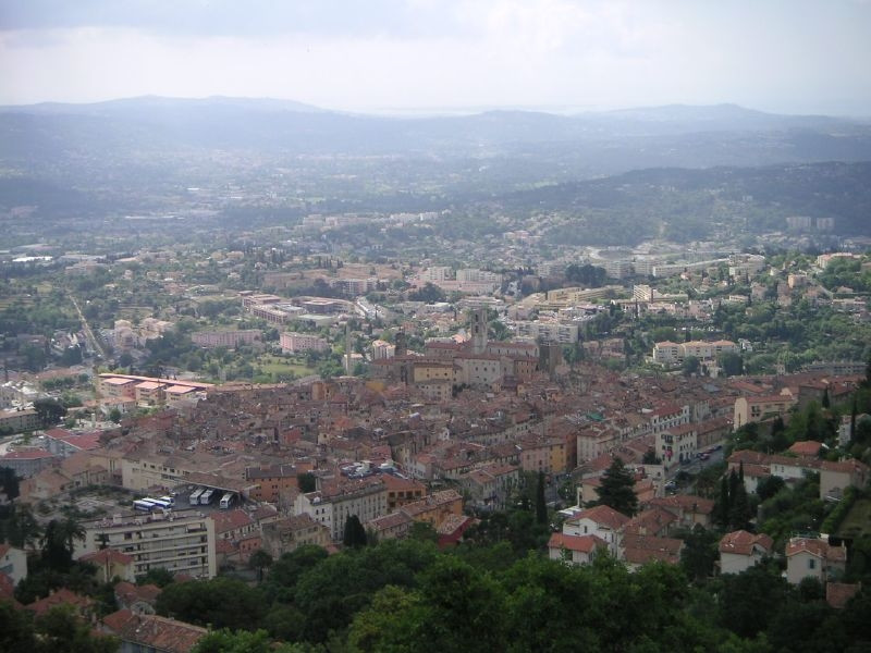 Панорамный вид в Грассе, Франция. Фото 2 – фотографии Франции