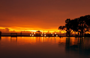 Закат в отеле Heritance Ahungalla 5* на пляже Ахунгалла. Фото 1 – фотографии Шри-Ланки